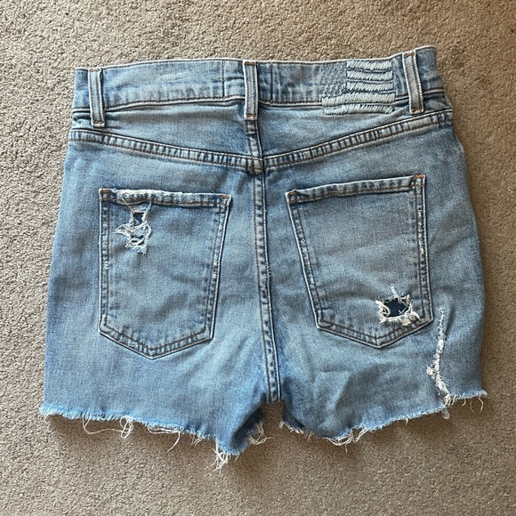 Revice Denim Button Fly High Rise Shorts - Picture 2 of 11